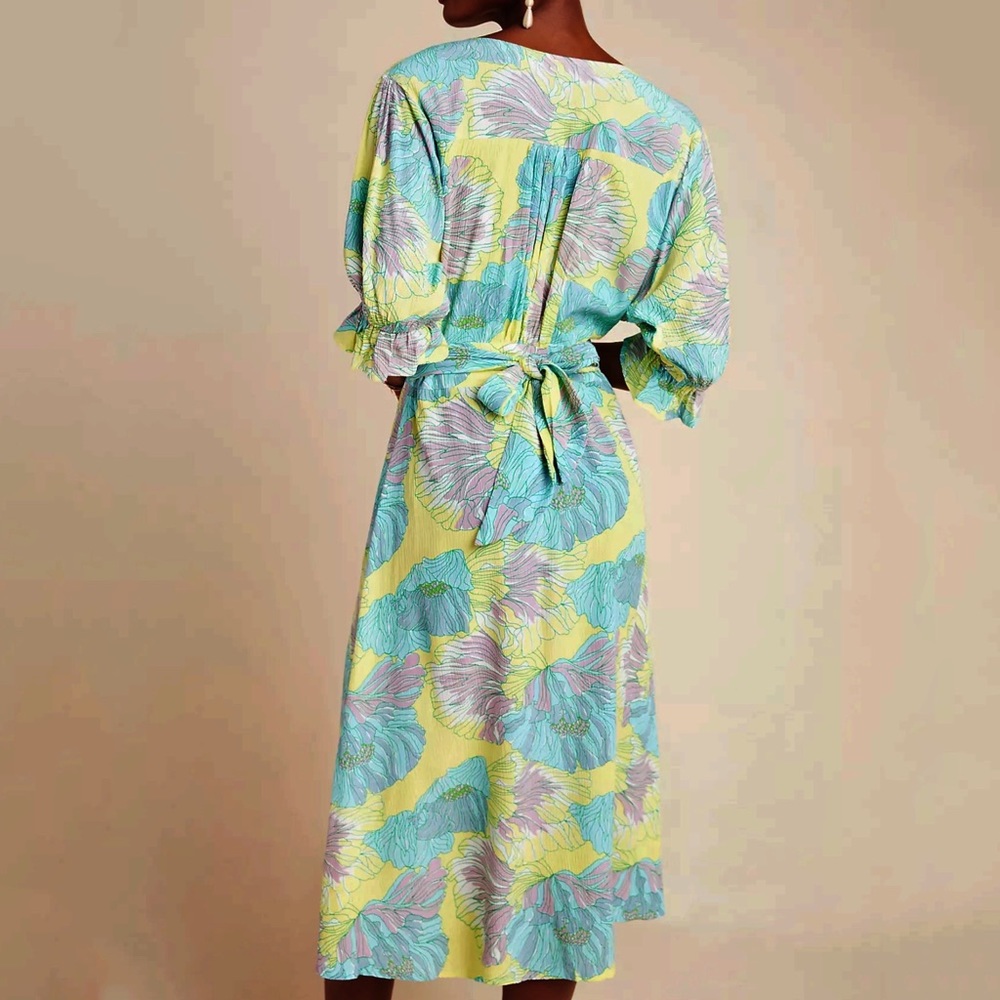 Anthropologie Faithfull Lera Midi Dress - Picture 2 of 7